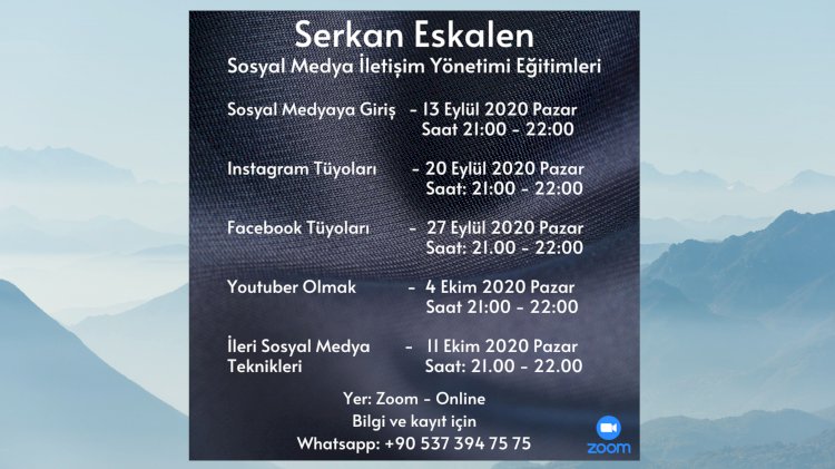 Sosyal Medya İletişim Yönetimi Eğitimleri - Serkan Eskalen