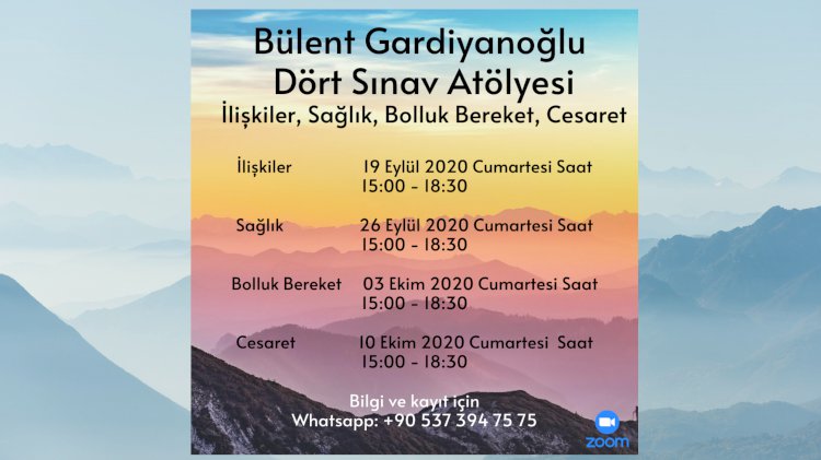 Bülent Gardiyanoğlu -Dört Sınav Atölyesi